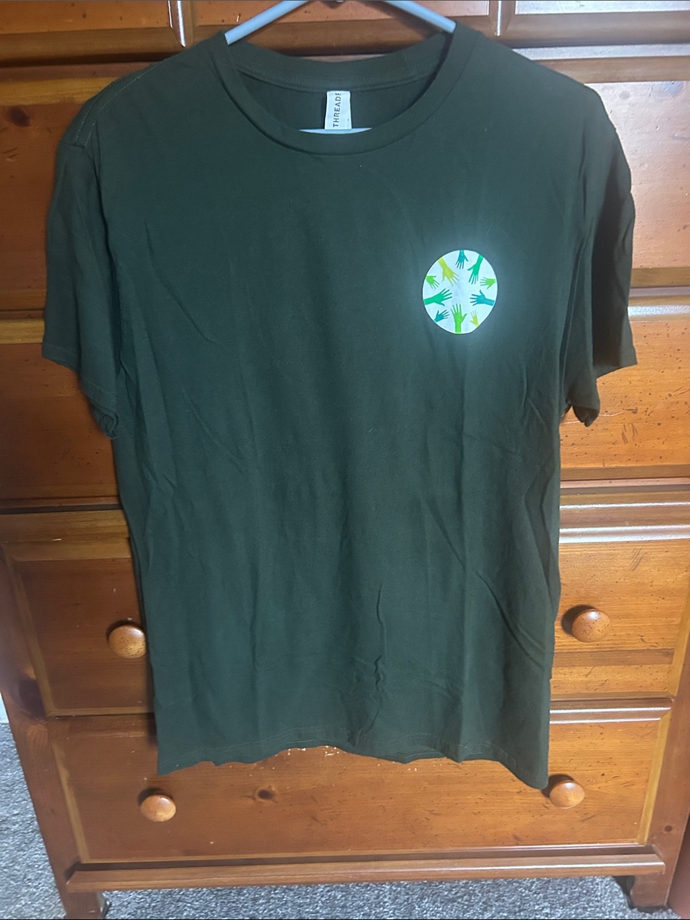 Olive Green Graphic Pocket Tee